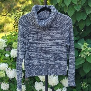 Banana Republic Grey Marled Cowl Neck Sweater size Small